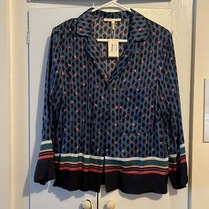 Maje - Size Small - Printed Button Down